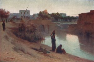 Afton på Fakus, c1880, 1904 av Robert George Talbot Kelly