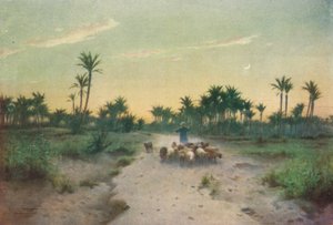 I landet Gosen - Afton, c1880, 1904 av Robert George Talbot Kelly