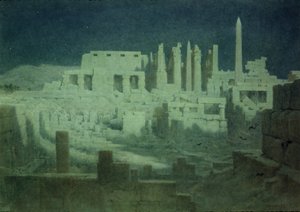 Månsken vid Karnak av Robert George Talbot Kelly