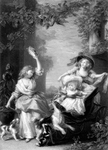 De kungliga prinsessorna, barn till kung George III, 1800-talet.