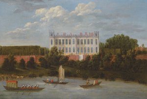 Utsikt över Syon House från Themsen