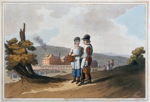 Barnfabriksarbetare, 1814 av Robert Havell