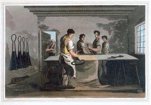 Tygskåp, 1814 av Robert Havell