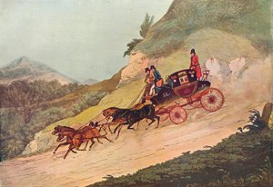 Royal Mail Coach, 1800-talet, 1907 av Robert Havell