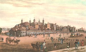Towern i London, c1821. av Robert Havell