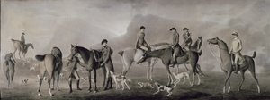 Tom Conolly från Castletown Hunting with his Friends, 1769 (pastell, krita och gouache på papper) av Robert Healy