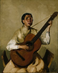 Blind spansk sångare, 1912.