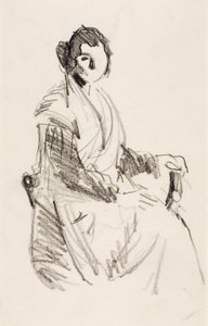 Sittande kvinna av Robert Henri