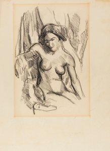 Utan titel (naken) av Robert Henri