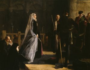 Avrättning av Mary (1542-87) drottning av Skottland