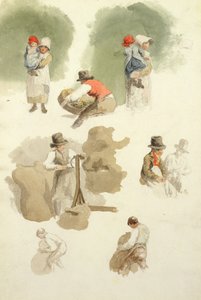 Bondens barn (penna och wc på papper)