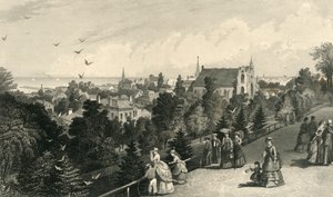"City of Cleveland, from Reservoir Walk", 1872.