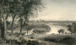 "Philadelphia från Belmont, West Park", 1874.
