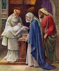 The Babe In The Temple (färg litho)