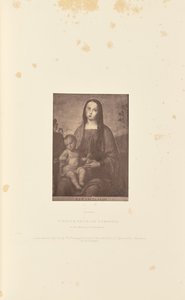 Jungfru Maria med barnet, av F. Francia av Robert Howlett
