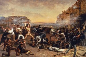 Alamos fall eller Crocketts sista strid av Robert Jenkins Onderdonk
