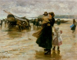 Att dra båtarna, 1890