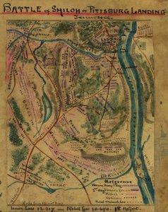 Slaget vid Shiloh eller Pittsburg Landing, Tennessee LOC gvhs01.vhs00313 av Robert Knox Sneden
