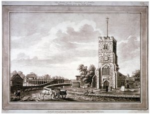 Church of St Mary, Putney, Wandsworth, London, 1783.