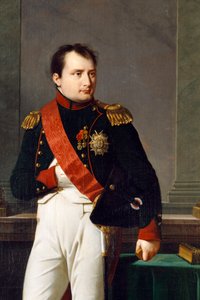 Detalj av ett porträtt av Napoleon Bonaparte, 1812