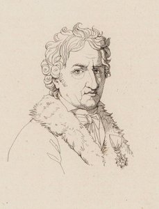 Porträtt av kompositören Pierre-Alexandre Monsigny 1729-1817, ca. 1810. av Robert Lefevre