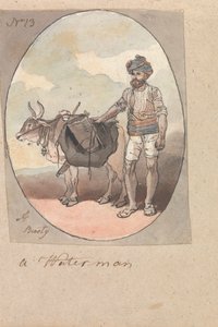 En vattenman med sin oxe eller tjur av Robert Mabon