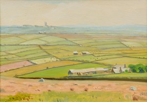 Zennor (olja på pannå) av Robert Morson Hughes