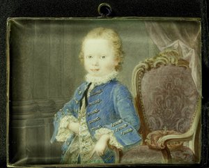 Vilhelm V (1748-1806), prins av Orange-Nassau, som barn av Robert Mussard