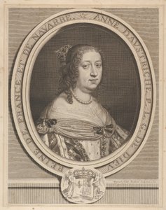 Anne av Österrike, 1660. av Robert Nanteuil