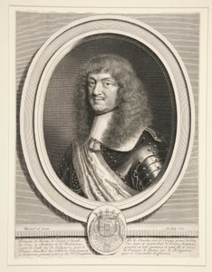 Francois de Bonne, Le Mar?chal de Cr?qui, duc de Lesdigui?res (marskalk av Cr?qui, hertig av Lesdigui?res) (1624-1687) av Robert Nanteuil