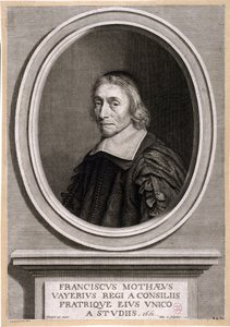 François de la Mothe-Levayer. 1661. av Robert Nanteuil