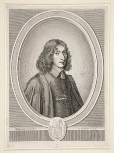 François Mol?, Abbot? av Sainte-Croix de Bordeaux, sedan Ma?tre des Requ?tes (abbot av Sainte-Croix av Bordeaux, sedan Master of Requests) (1625-1712) av Robert Nanteuil