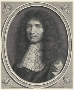 Jean Baptiste Colbert (1619-1683) av Robert Nanteuil