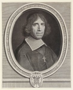 Jean de Montpezat de Carbon, ärkebiskop av Bourges, sedan av Sens (ärkebiskop av Bourges, sedan av Sens) av Robert Nanteuil