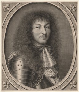 Louis XIV, 1666. av Robert Nanteuil