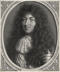 Ludvig XIV, kung av Frankrike (1638-1678) av Robert Nanteuil