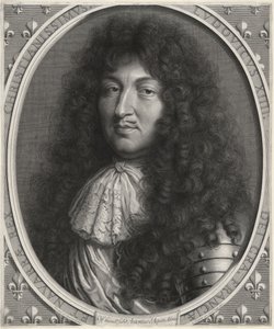 Ludvig XIV, kung av Frankrike (1638-1678) av Robert Nanteuil