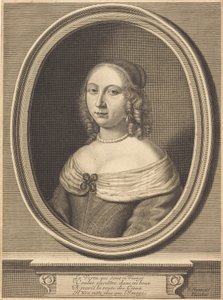 Madame de Gillier av Robert Nanteuil