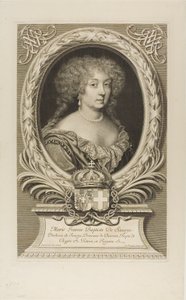 Marie Jeanne Baptiste, hertiginna av Savoye av Robert Nanteuil