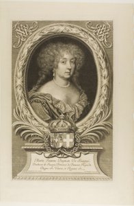 Marie Jeanne Baptiste de Savoye av Robert Nanteuil