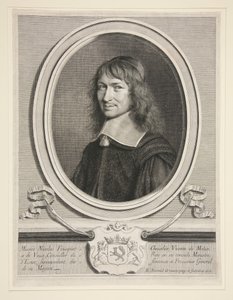 Nicolas Fouquet (Foucquet), viscount av Melun och Vaux av Robert Nanteuil