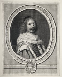 Pomponne II av Bellievre av Robert Nanteuil