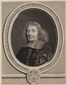 Porträtt av Antoine Barillon [Barrillon] av Robert Nanteuil