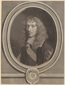 Porträtt av Basile Fouquet av Robert Nanteuil