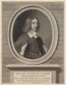 Porträtt av George de Scudéry av Robert Nanteuil