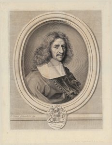 Porträtt av Louis Hesselin av Robert Nanteuil