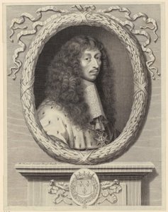Porträtt av Ludvig II de Bourbon, prins av Condé [Le Grand Condé] av Robert Nanteuil