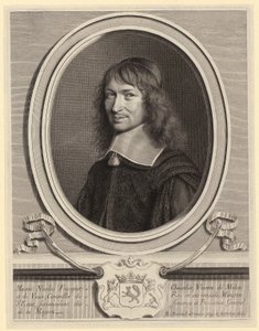 Porträtt av Nicolas Fouquet av Robert Nanteuil