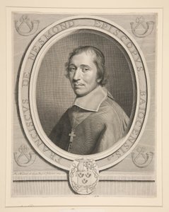 Porträtt av François-Théodore de Nesmond, president? Mortier au Parlement de Paris (huvuddomaren i Parisparlamentet) av Robert Nanteuil