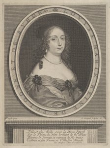 Porträtt av Louise Marie, drottning av Polen och Sverige